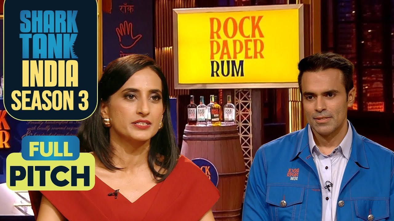 Rum startup Rock Paper Rum raises funds at Shark Tank India at a valuation of Rs 20 crore