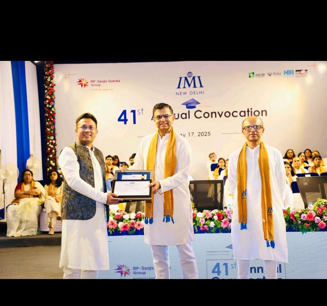 Amlan Pati Receives IMI Delhi's Distinguished Alumni Award, Recognised for Leadership in Technology and Marketing