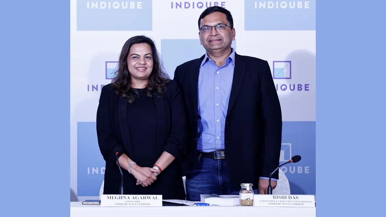 IndiQube Founders Rishi Das & Meghna Agarwal Plan ₹700 Cr IPO