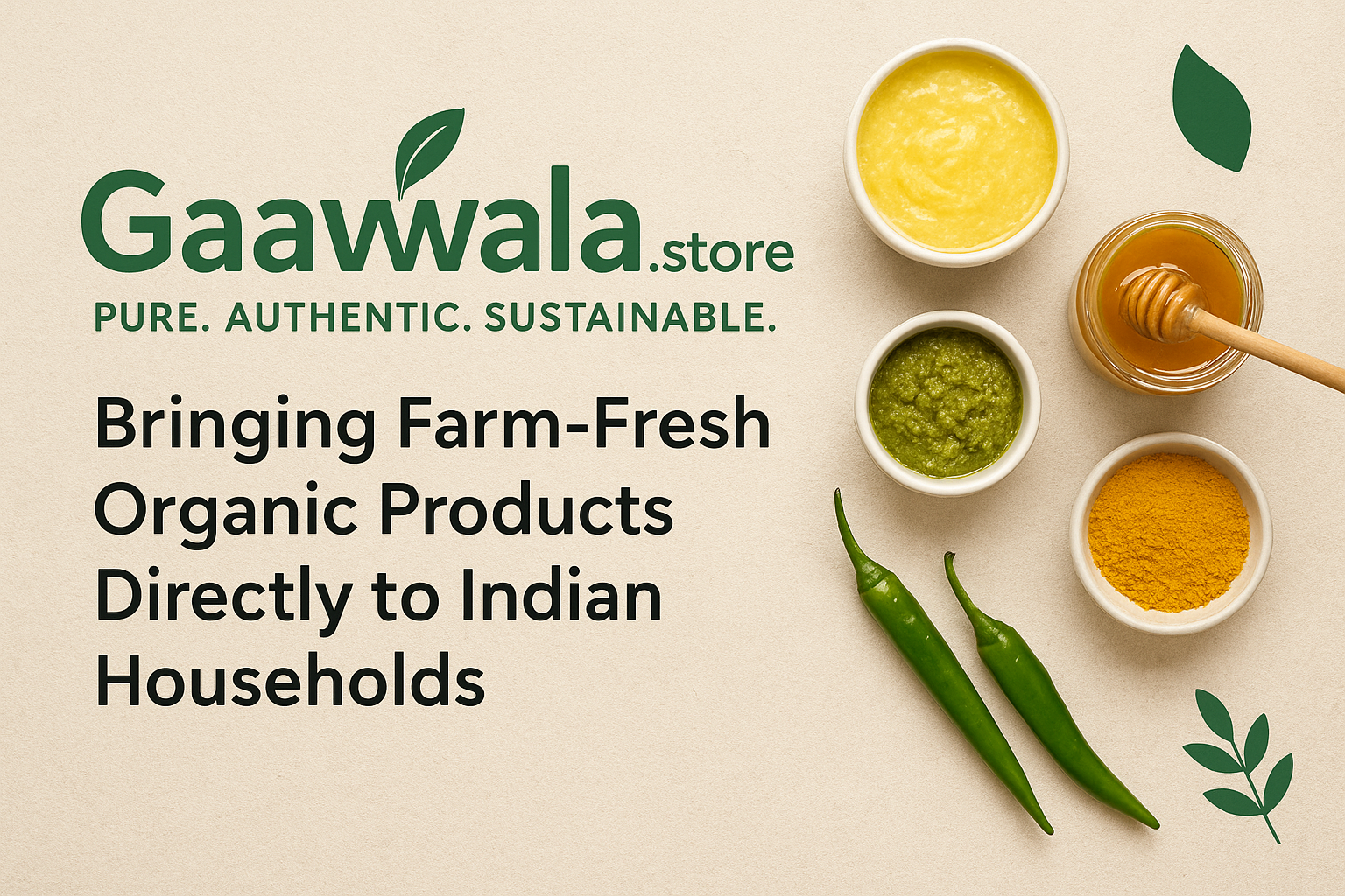 Gaavwala.store Launches to Deliver Pure, Authentic & Sustainable Organic Products Across India