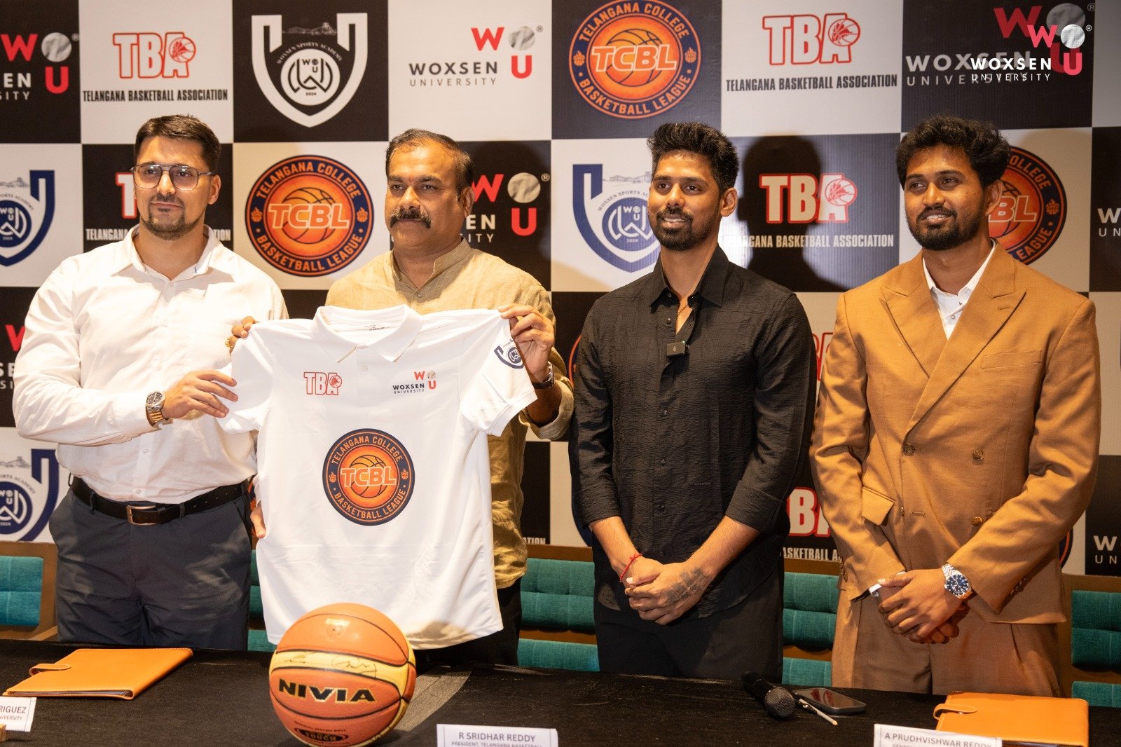Woxsen Sports Academy Signs MoU with Telangana Basketball Association to Strengthen State’s Collegiate Basketball Ecosystem