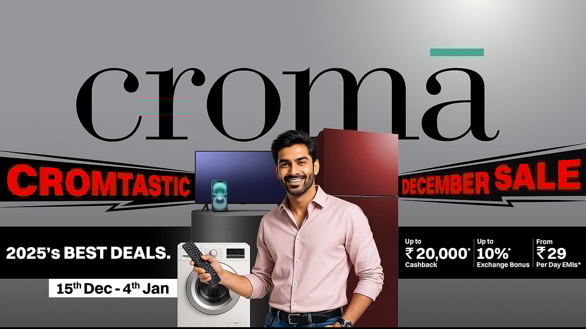 Croma December Sale 2025: iPhone 16 at ₹40,990, MacBook Air M4 Deal
