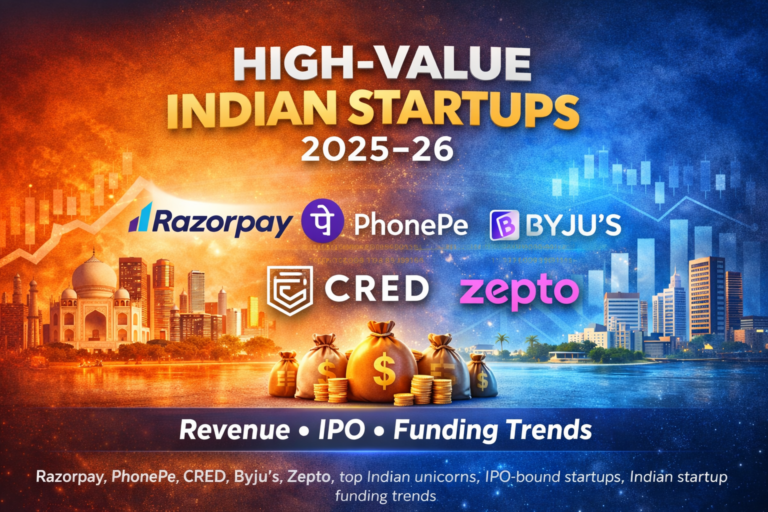 High-Value Indian Startups in 2025–26: Top Unicorns