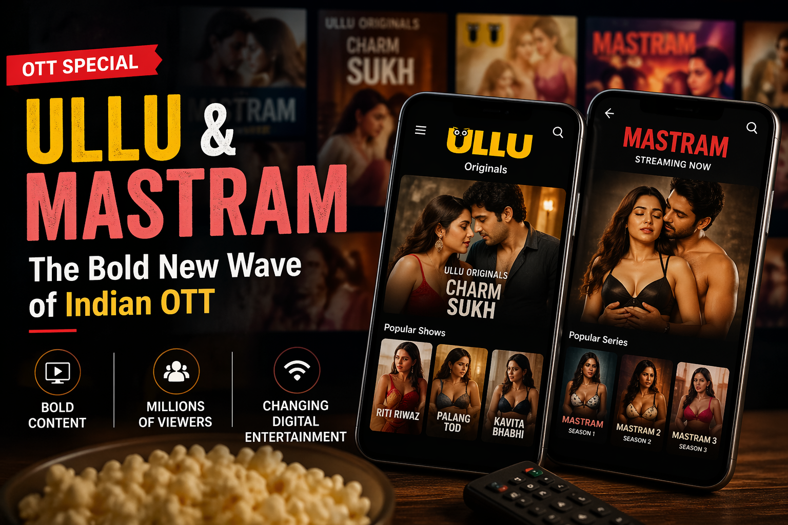 Bold Content Boom: How Ullu & Mastram Are Redefining India’s OTT Landscap