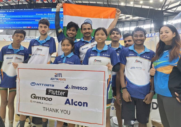 Indian Para cycling Team trained under Aditya Mehta Foundation Won 11 Medals at Asian Track Championships 2026