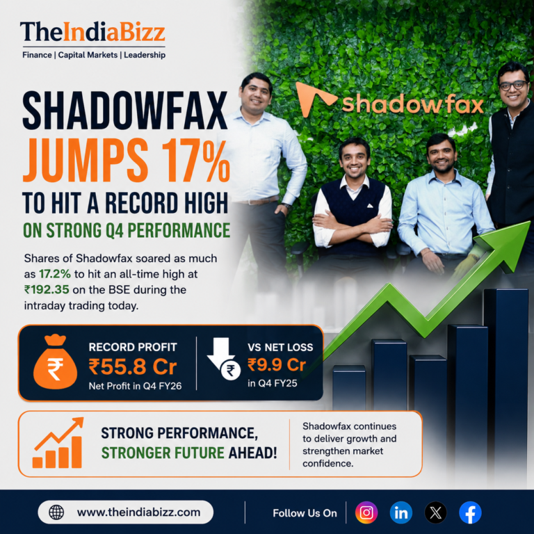 Shadowfax Shares Surge 17% to Record High After Strong Q4 FY26 Profit and Revenue Growth